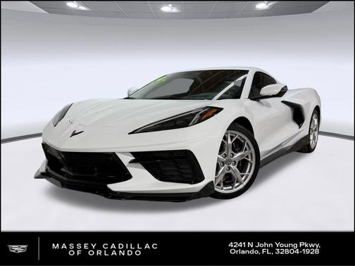 Arctic White 2024 Chevrolet Corvette Stingray w/3LT