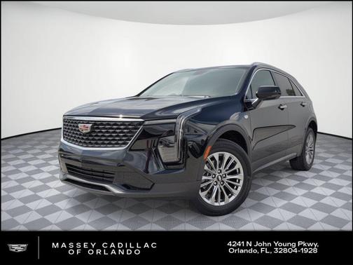 Stellar Black Metallic 2025 Cadillac XT4 Premium Luxury