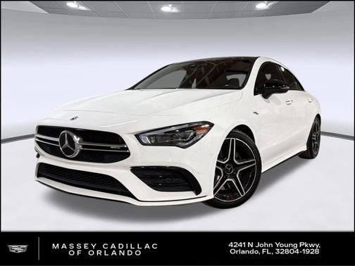 White 2023 Mercedes-Benz AMG CLA 35 4MATIC