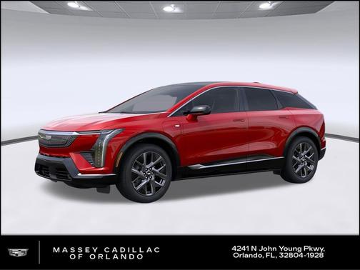 Radiant Red Tintcoat 2026 Cadillac OPTIQ Premium Luxury
