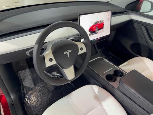 Ultra Red 2024 Tesla Model Y Long Range Single Motor Rear-Wheel Drive