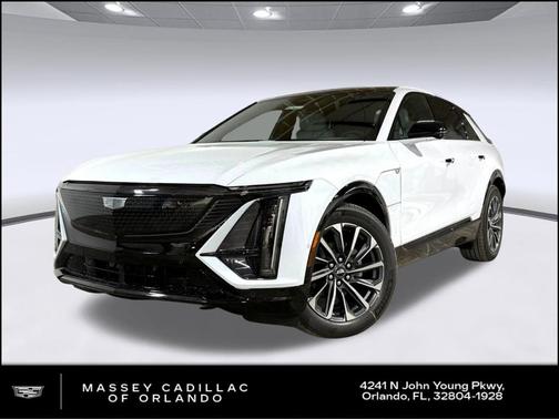 Vibrant White Tricoat 2026 Cadillac LYRIQ Sport