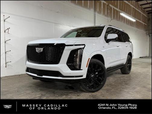 Vibrant White Tricoat 2026 Cadillac Escalade Sport Platinum