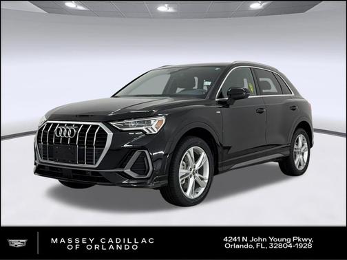 Mythos Black Metallic 2021 Audi Q3 45 S line Premium Plus
