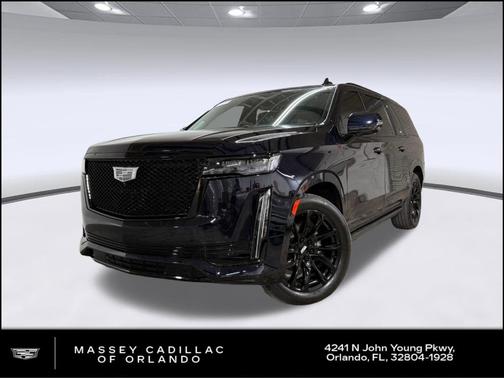 Dark Moon Blue Metallic 2023 Cadillac Escalade ESV Sport Platinum