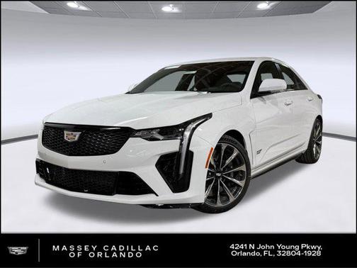 Summit White 2026 Cadillac CT4-V V-Series Blackwing RWD