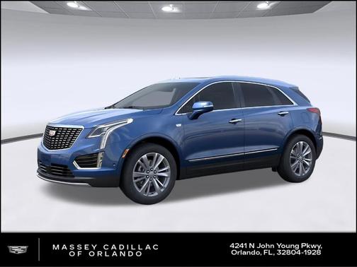 Opulent Blue Metallic 2026 Cadillac XT5 Premium Luxury