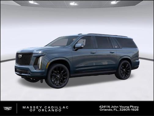 Deep Sea Metallic 2026 Cadillac Escalade ESV Sport Platinum