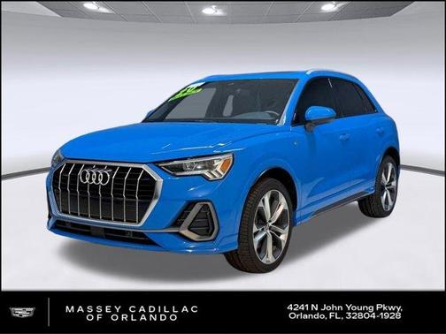 Turbo Blue 2020 Audi Q3 45 S line Premium Plus