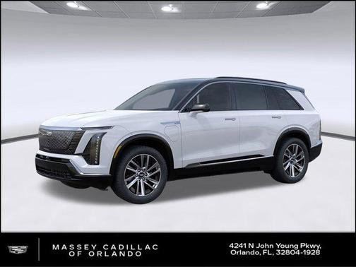 Vibrant White Tricoat 2026 Cadillac VISTIQ Luxury