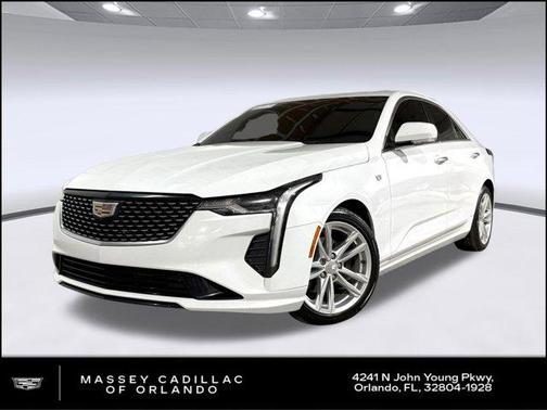 Summit White 2020 Cadillac CT4 Luxury