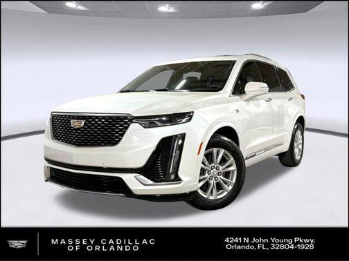 Crystal White Tricoat 2023 Cadillac XT6 Luxury FWD