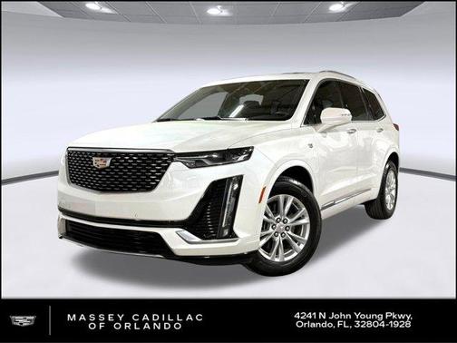 Crystal White Tricoat 2023 Cadillac XT6 Luxury FWD