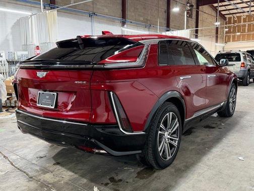 Radiant Red Tintcoat 2024 Cadillac LYRIQ Luxury
