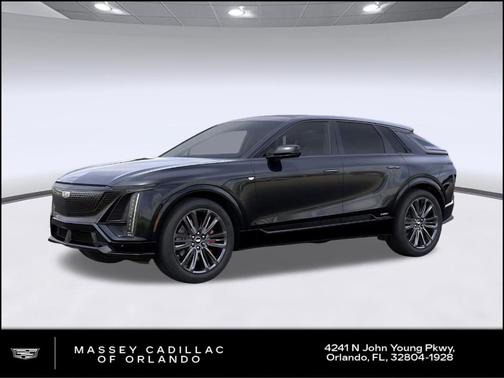 Stellar Black Metallic 2026 Cadillac LYRIQ V Premium
