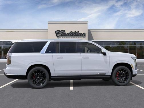 Vibrant White Tricoat 2026 Cadillac Escalade ESV Luxury