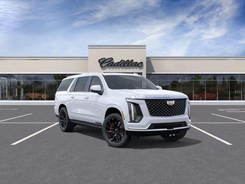 Vibrant White Tricoat 2026 Cadillac Escalade ESV Luxury