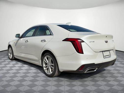 Crystal White Tricoat 2024 Cadillac CT4 Luxury