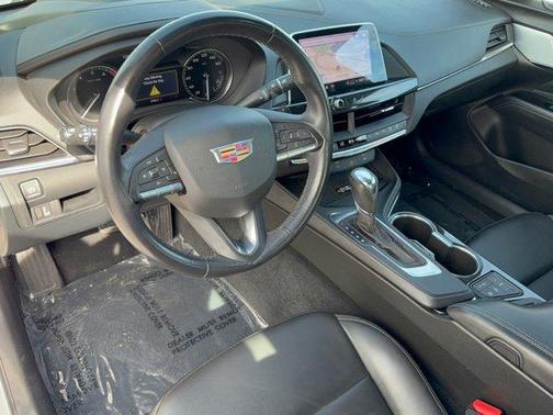 Crystal White Tricoat 2024 Cadillac CT4 Luxury