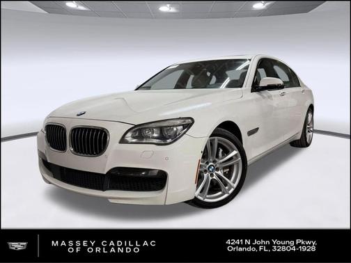White 2014 BMW 750 Li
