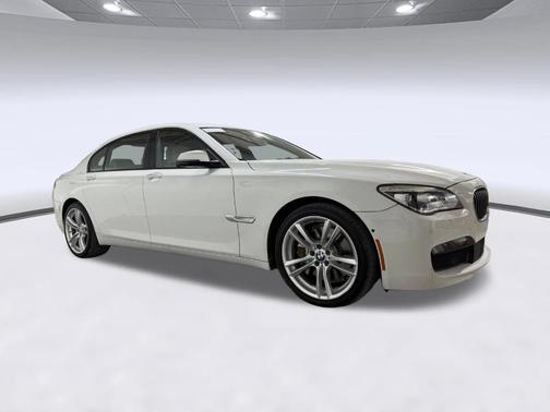 White 2014 BMW 750 Li