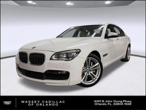 White 2014 BMW 750 Li