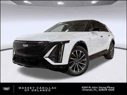 Vibrant White Tricoat 2026 Cadillac LYRIQ Sport