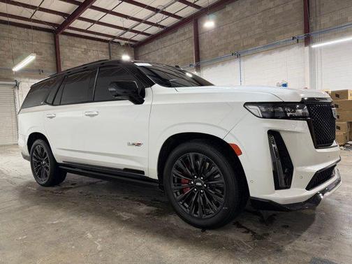 Crystal White Tricoat 2023 Cadillac Escalade V-Series