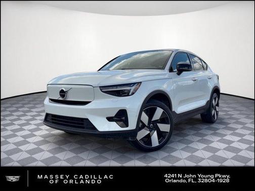 Crystal White Metallic 2023 Volvo C40 Recharge Pure Electric Twin Ultimate