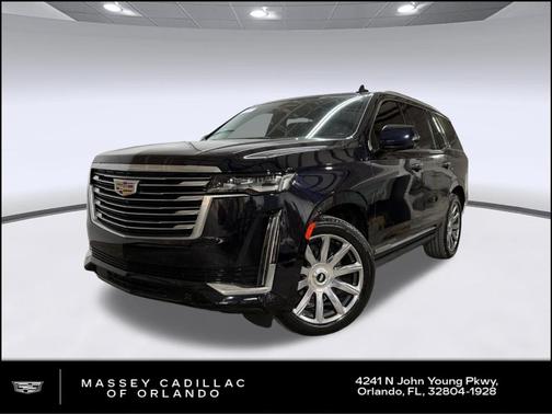 Dark Moon Blue Metallic 2022 Cadillac Escalade Premium Luxury Platinum