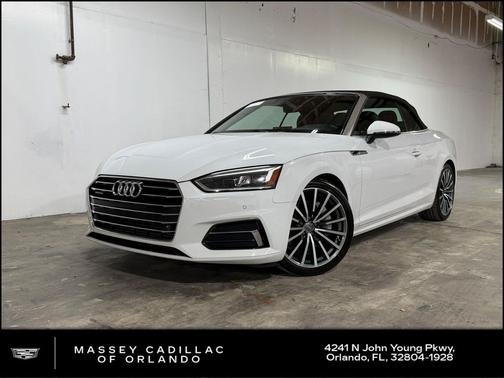 White 2019 Audi A5 45 Premium