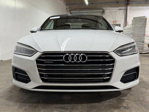 White 2019 Audi A5 45 Premium