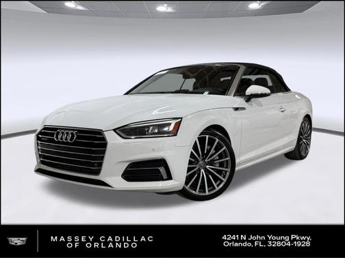 White 2019 Audi A5 45 Premium