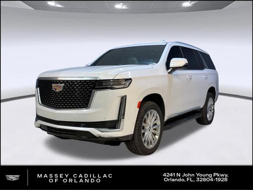 Crystal White Tricoat 2023 Cadillac Escalade Premium Luxury