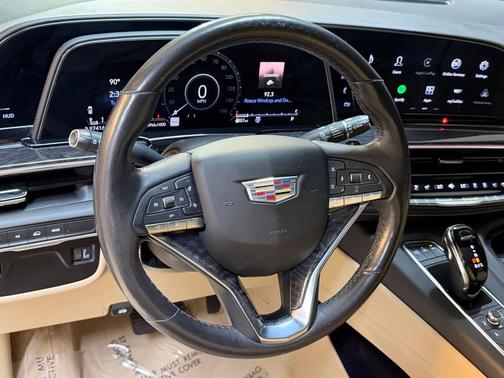 Crystal White Tricoat 2023 Cadillac Escalade Premium Luxury