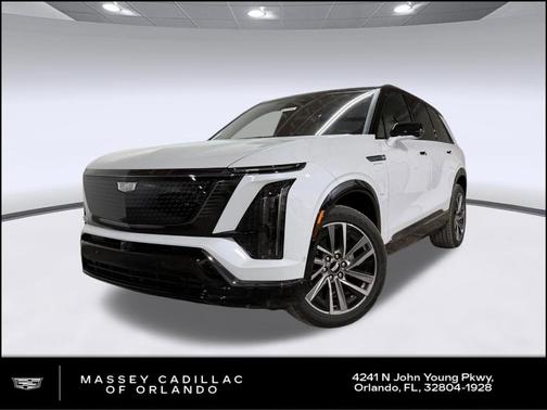 Vibrant White Tricoat 2026 Cadillac VISTIQ Sport