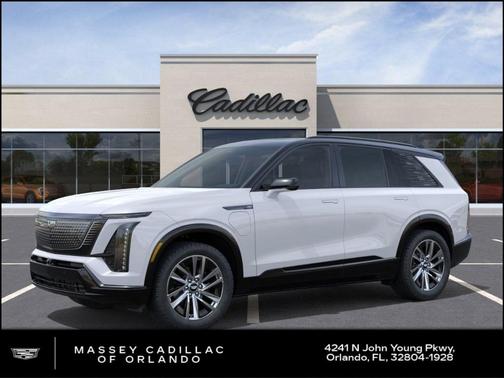 Vibrant White Tricoat 2026 Cadillac VISTIQ Sport