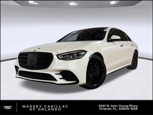 White 2023 Mercedes-Benz S-Class 4MATIC