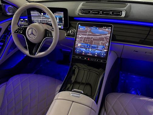 White 2023 Mercedes-Benz S-Class 4MATIC