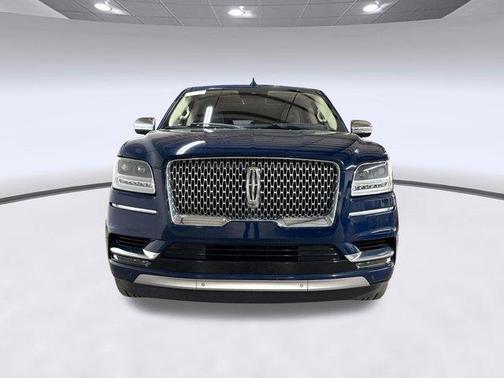 Blue 2018 Lincoln Navigator L Black Label