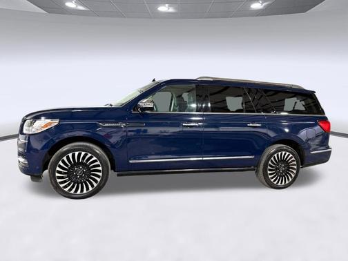 Blue 2018 Lincoln Navigator L Black Label