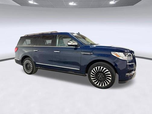 Blue 2018 Lincoln Navigator L Black Label