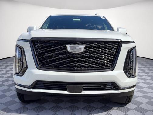 Vibrant White Tricoat 2026 Cadillac Escalade ESV Sport Platinum