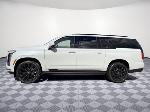 Vibrant White Tricoat 2026 Cadillac Escalade ESV Sport Platinum