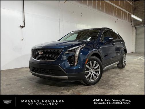 Twilight Blue Metallic 2021 Cadillac XT4 Premium Luxury