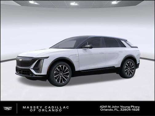 Vibrant White Tricoat 2026 Cadillac LYRIQ Sport