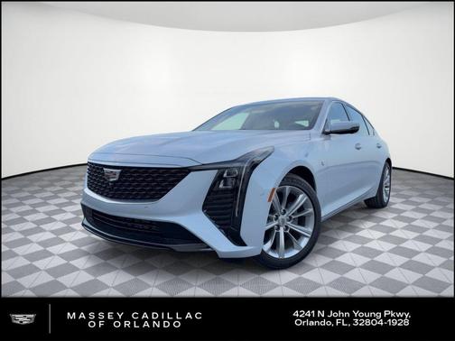 Vibrant White Tricoat 2026 Cadillac CT5 Premium Luxury