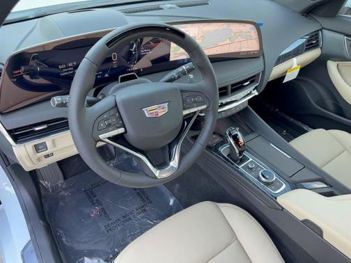 Vibrant White Tricoat 2026 Cadillac CT5 Premium Luxury
