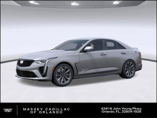 Argent Silver Metallic 2026 Cadillac CT4-V V-Series Blackwing RWD