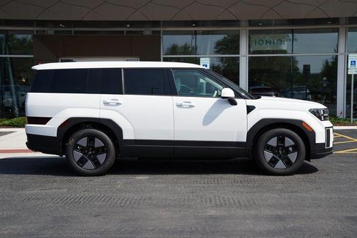 White 2026 Hyundai SANTA FE HEV SE